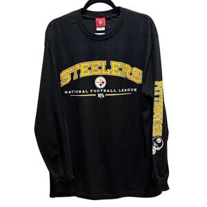 Vintage Pittsburgh Steelers NFL Long Sleeve Shirt Deadstock Size Large NWT
